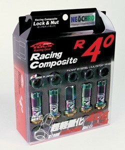 レーシングコンポジットR40/24個set/FJクルーザー/トヨタ/M12×P1.5/ロック&ナットsetネオクロ RC11N+ZRC11N