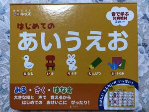 美品 音で学ぶ知育教材 2さい～ はじめてのあいうえお 絶対のばす脳育キッズ みる・きく・はなす