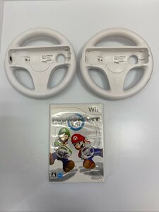 動作確認済 Wii ソフト マリオカート Wii マリオ レース ハンドル ☆ちょこオク☆雑貨80