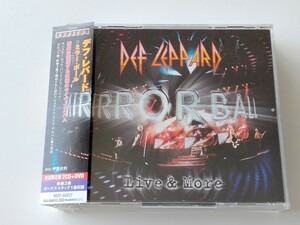 【初回限定2CD+DVD】Def Leppard/ MIRROR BALL 帯付3枚組 MIZP60027 08-09ツアーLIVE&新曲3曲+ボートラ,DVD字幕付,Photograph,Rock Of Ages