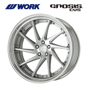 送料無料 ワーク GNOSIS CVS STEP RIM ディープコンケイブ DEEP RIM Wdisk 9J-21 +27～－24 5H-112 【4本 セット 新品】