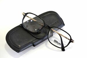 PENTAX ツインカム　クリップサングラス　ヴィンテージメガネフレーム　セル枠　ブラック　新品未使用