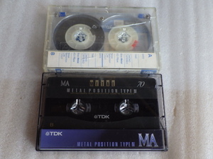 TDK　MA70　MA-RC46　METAL　メタル　カセットテープ　録音済中古　2本　まとめて　ｚ051502