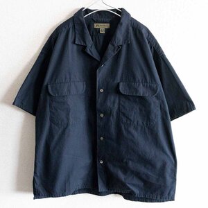 【美品】 NIGEL CABOURN 【BRITISH OPEN COLLARED SHIRT 】48 オープンカラー シャツ ナイジェルケーボン 2404543