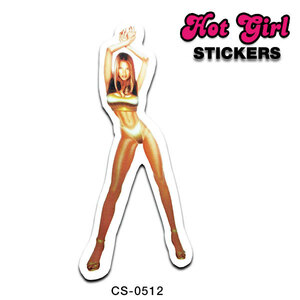 ホットガール ステッカー 0512 Hot Girl Sticker デカール ダイカット お姉ちゃん ピンナップ ランジェリー ビキニ セクシー SEXY
