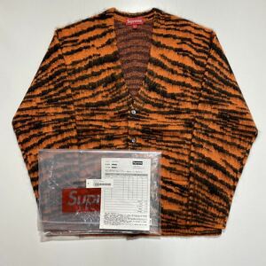 【M】新品 Supreme Brushed Mohair Cardigan Tigar Stripe シュプリーム ブラッシュド モヘア カーディガン タイガー ストライプ G133 N2