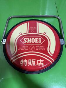 当時 SHOEI ヘルメット 看板 希少 当時 看板 SHOEI 世田谷ベース インテリア 看板 ショウエイ ヘルメット 看板 レア物 新品未開封 