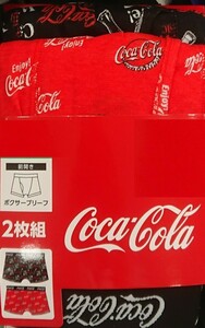 即決 コカ・コーラ 2枚組ボクサーブリーフ【L】新品タグ付き Coca-Cola パンツ