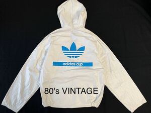 希少 80年代 VINTAGE adidas TYVEK ペーパージャケット Lサイズ アディダス テニス タイベック製ブルゾン ヴィンテージ 80