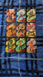 ドラゴンボールZてれびでんわカードダス9枚セット美品当時品絶版②