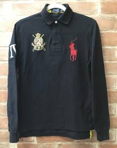 ■RALPH LAUREN：長袖ポロシャツ ■ SIZE:XS《USED》