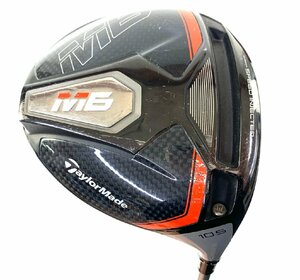 ●【中古品】TaylorMade M6 ドライバー 10.5° 2019 FUBUKI TM-5 FLEX-R 三菱レイヨン ヘッドカバー付き：