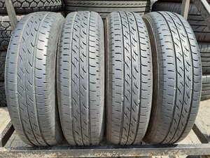 パF3425■155/80R13 79S　4本価格　BRIDGESTONE NEXTRY　送料無料 夏 ’17年 カローラ パッソ マーチ ブーン ヴィッツ プラッツ