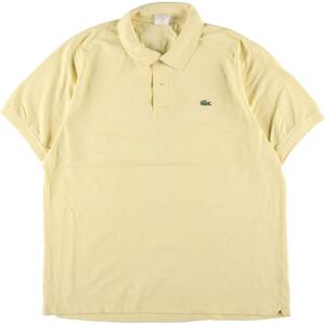 古着 ラコステ LACOSTE フランス企画 半袖 ポロシャツ 6 メンズL /eaa327533