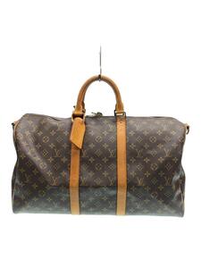 LOUIS VUITTON◆キーポル50_モノグラム・キャンバス_BRW/PVC/BRW