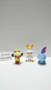 ポケモン モンコレ メッソン サルノリ ヒバニー リペイント 色違い