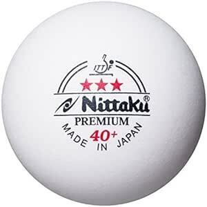 ニッタク(Nittaku) 卓球 ボール 国際公認球 プラ 3スター プレミア