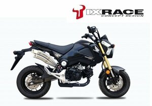 IXRACE HONDA ホンダ MSX 125/GROM Z7 ツインアップ スリップマフラー【送料800円】