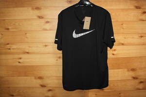 未使用ナイキNIKE　メンズM　黒　 ドライフィット WR マイラー PR 　DM4816　ランニング半袖Tシャツ　送料無料即決