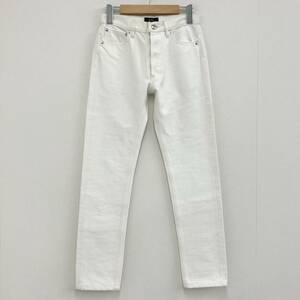 A.P.C. プチニュースタンダード スキニー デニムパンツ ホワイト 白 W26 APC PETIT NEW STANDARD アーペーセー スリム ジーンズ 2030120