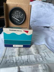 Yazaki Marine オイルプレッシャーゲージ　油圧計