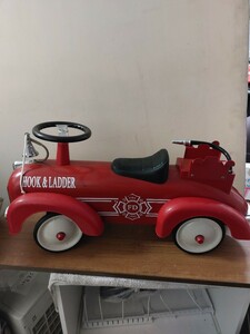 (希少)HOOK&LADDER　アルタバーグ 消防車キッズカー　インテリアおもちゃ　アメリカ乗用玩具