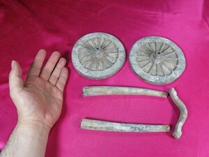 B　古代中国牛車部品 ３～６世紀　遺跡発掘品　陶器　明器　副葬品　考古学 シルクロード 陵墓 古墳 明器 供養 浄土 出土品