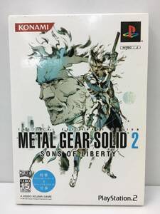 【A-2】　　MGS2 メタルギアソリッド2 SONS OF LIBERTY PS2 コナミ殿堂セレクション版 リバーシブルジャケット スリーブ付