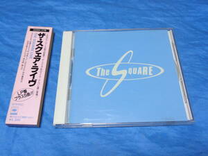 ザ・スクェア　CD　ザ・スクェア・ライヴ　/　THE SQUARE　T-SQUARE (箱帯・当時ケース)　32DH ２７８