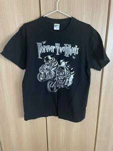 Forever Two Wheels FTW バイク ハーレー チョッパー サイズM 送料無料　Tシャツ 中古