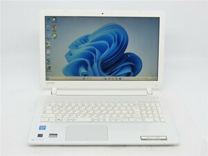 カメラ内蔵/中古/15型/ノートPC/Windows11/新品SSD256/8GB/Celeron2957U/TOSHIBA　EX/36NW　MS office2021ProPlus搭載　即使用可　動作品