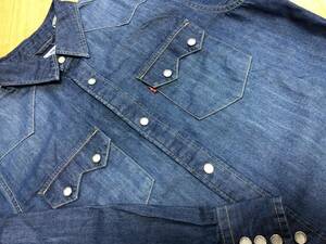 Levis(リーバイス) SAWTOOTH RELAXED FIT WESTERN SHIRTリラックスフィットウエスタンシャツA5751-0003ＵＳサイズM(日本サイズ約Ｌ)