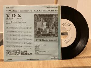 SARAH MCLACHLAN / VOX EPレコード 見本盤
