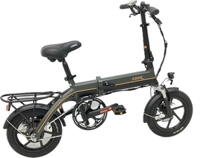 【動作保証】 AiDDE A1TS 折りたたみ 電動 アシスト 自転車 14インチ 輸行 バッグ 付 軽量 アイッデ 中古 良好 C8800070