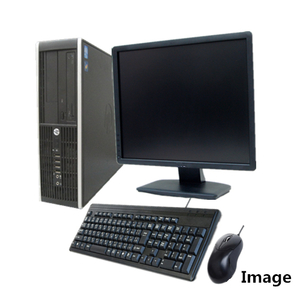 中古パソコン Windows XP Pro 32Bit搭載 17型液晶モニターセット HP Compaq シリーズ Core i3/4G/新品SSD 120GB/DVD-ROM