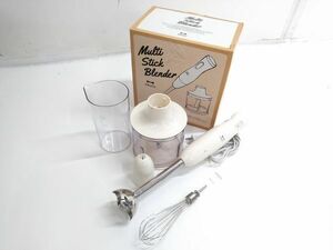 ▲美品 BRUNO マルチスティックブレンダー ピンク BOE034-PK 調理器 元箱付き 0429C-8 @80 ▲