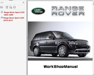 Range Rover Sport L320 前期後期 サービスリペアマニュアル 整備書 配線図　レンジローバースポーツ　レンジローバー　スポーツ　修理書