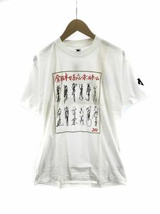 DESCENTE デサント 全日本女子バレーボールチーム タグ付き Tシャツ sizeL/ホワイト ■◆ ☆ eac9 レディース