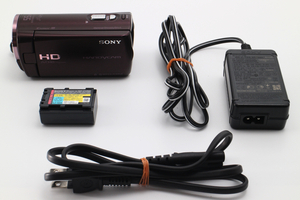 4621- ソニー SONY HDビデオカメラ Handycam HDR-CX270V ボルドーブラウン 超美品