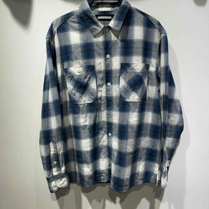 NEIGHBORHOOD 21ss B&C / C-SHIRT.LS Mサイズ 211ARNH-SHM03 ネイバーフッド チェーク シャツ ブルー