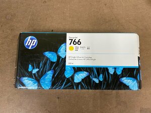 ◇送料無料◇[未使用]HP 純正 DesignJet XL 3600 MFPシリーズ用 インクカートリッジ HP 766 イエロー 300ml P2V91A 使用期限2023.04