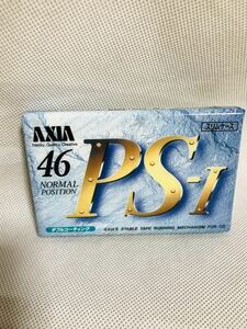 カセットテープ/AXIA/PS-1/46分/ノーマルポジション/ダブルコーティング/AXIA PS-1C46/未開封