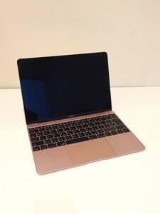 【ジャンク品】Apple MacBook 12-inch A1534 ゴールド 動作未確認 詳しい詳細不明 ノートパソコン ジャンク品 本体のみ アップル