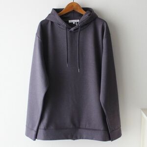 【Lサイズ】新品タケオキクチ THE SHOP TK 起毛加工 ストレッチ TOUCH ME HOODIE タッチミー パーカー　パープル　メンズ