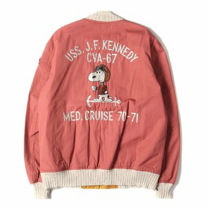 BuzzRicksons バズリクソンズ ジャケット サイズ:42(XL) 2016年モデル PEANUTS スヌーピー ツアージャケット SNOOPY TOUR JACKET レッド