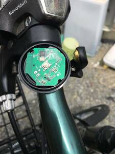 自転車用防水盗難防止基盤組込済,GPSトラッカー,AirTag,追跡、レンタサイクル。