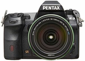 PENTAX デジタル一眼レフカメラ K-3 18-135WR レンズキット ブラック ローパスセレクタ 最高約8.3コマ/秒・最大約60コ