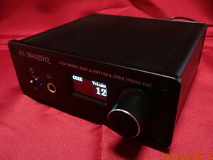 ♪♪Amulech アムレックUSB DAC AL38432DQ 32bit 384KHz DSD PCM デュアルES9028Q2M ヘッドホンアンプ MADE IN JAPAN♪♪