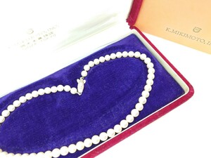 MIKIMOTO パールネックレス　SV