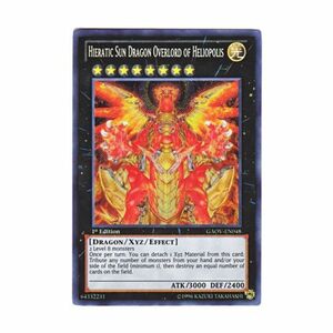 遊戯王 英語版 GAOV-EN048 Hieratic Sun Dragon Overlord of Heliopolis 聖刻神龍?エネア